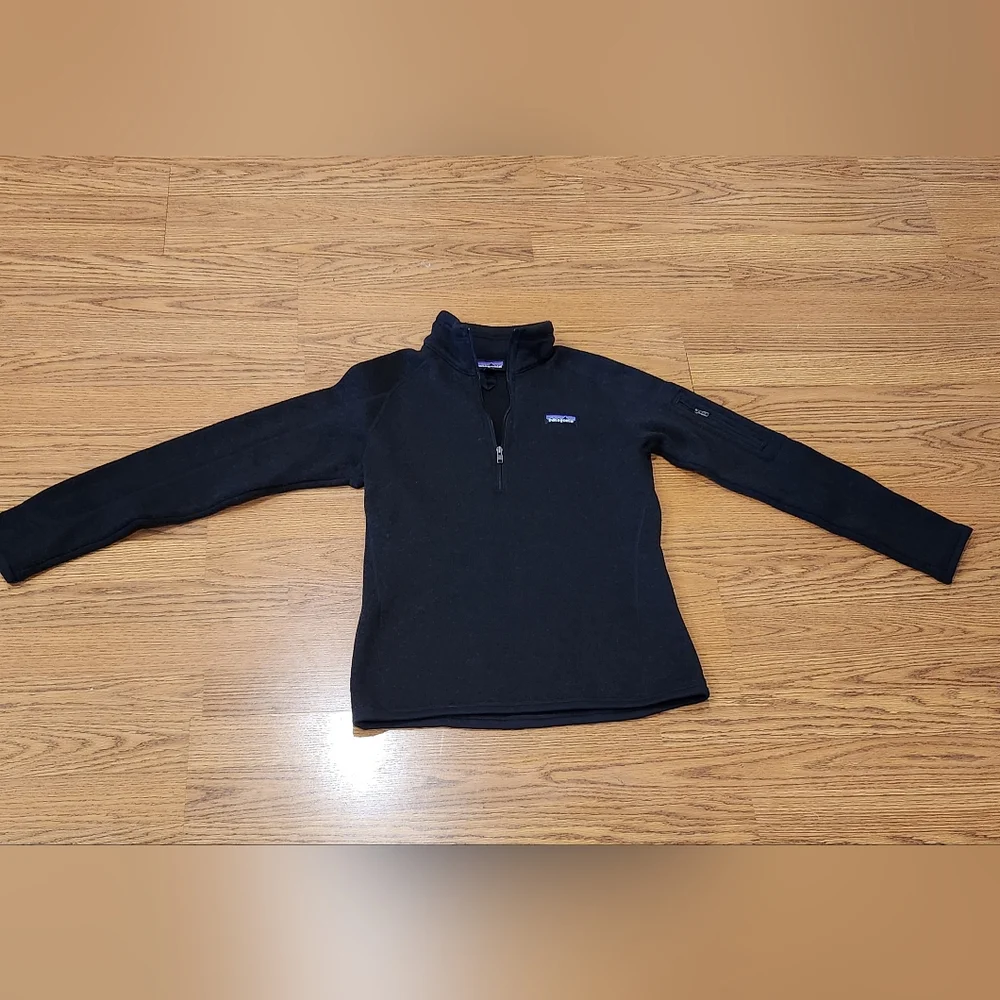 Patagonia Kids Black Fleece Pullover Size S - Picture 1 of 6